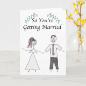 Erste Ehe Karte (Gelbe Blume)