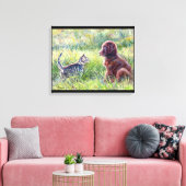 "Erste Einführungen" Leinwanddruck (Insitu (Wohnzimmer))