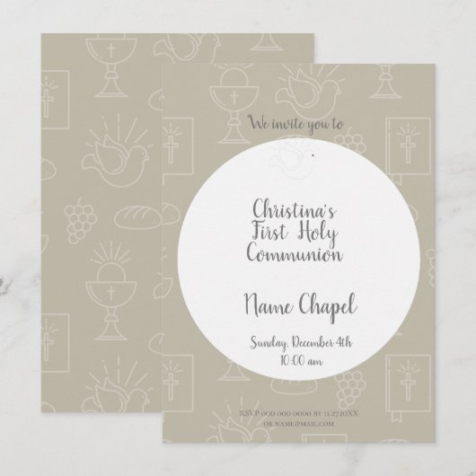 Erste Einladung (Vorne/Hinten)