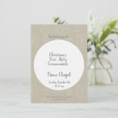 Erste Einladung (Stehend Vorderseite)