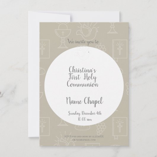 Erste Einladung (Vorderseite)