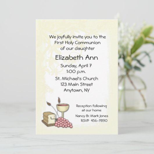 Erste Einladung (Stehend Vorderseite)