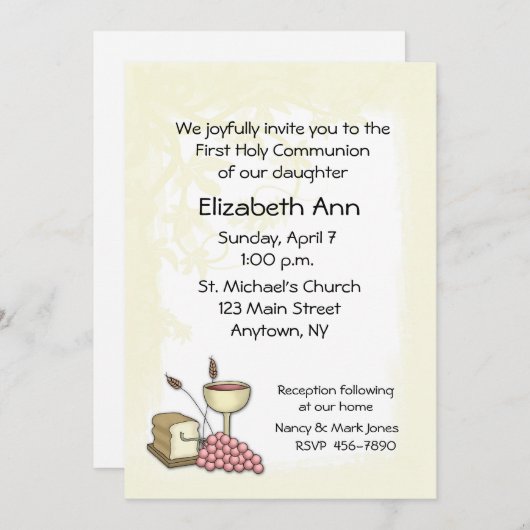 Erste Einladung (Vorne/Hinten)