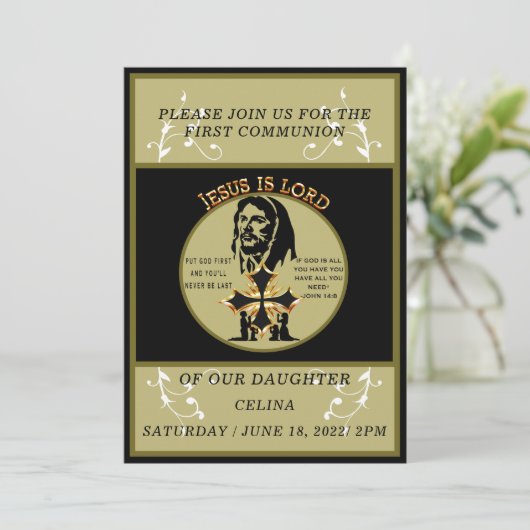 Erste Einladung (Stehend Vorderseite)