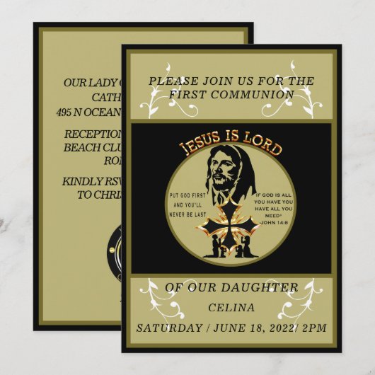 Erste Einladung (Vorne/Hinten)