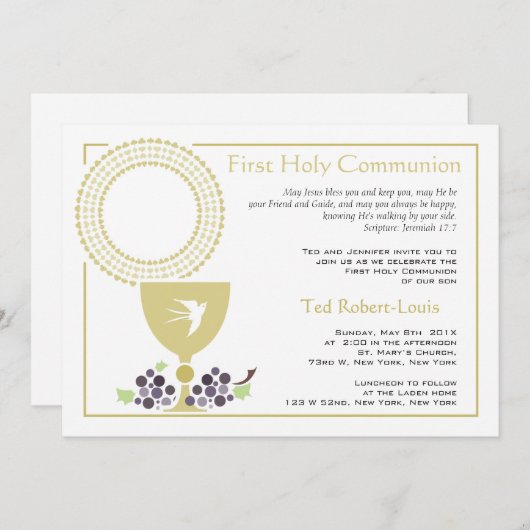 Erste Einladung (Vorne/Hinten)