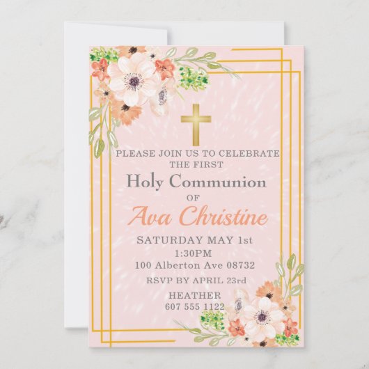 Erste Einladung (Vorderseite)