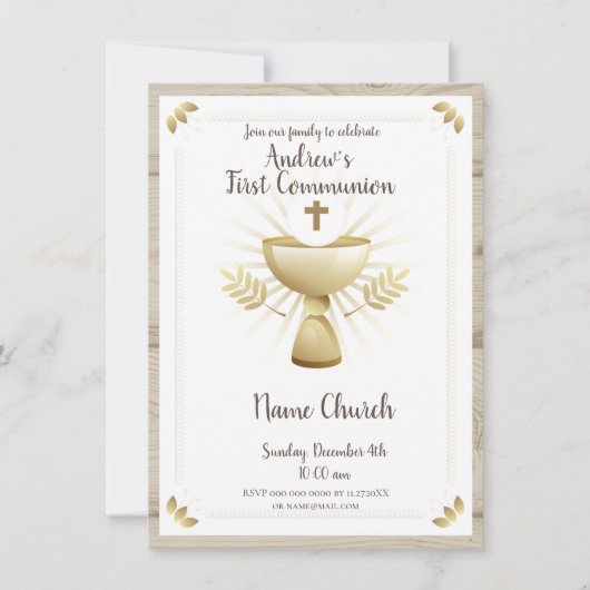 Erste Einladung (Vorderseite)