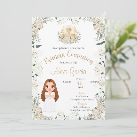 Erste Einladung der Heiligen Gemeinschaft (Stehend Vorderseite)