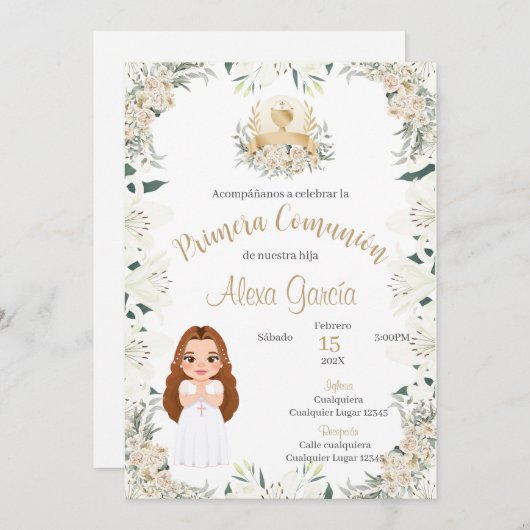 Erste Einladung der Heiligen Gemeinschaft (Vorne/Hinten)