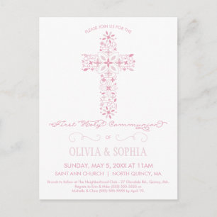 Erste Einladung der Heiligen Kommune Postkarte mit