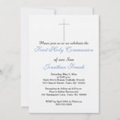 Erste Einladung der Heiligen Kommunion (Vorderseite)