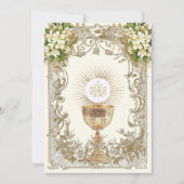 Erste Einladung der Heiligen Kommunion (Vorderseite)