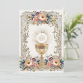 Erste Einladung der Heiligen Kommunion (Stehend Vorderseite)