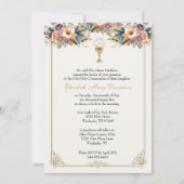 Erste Einladung der Heiligen Kommunion (Rückseite)