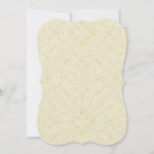 Erste Einladung der Heiligen Kommunion Angel Ecru (Rückseite)