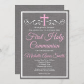Erste Einladung der Heiligen Kommunion, Erste Komm (Vorne/Hinten)