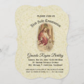 Erste Einladung der Heiligen Kommunion Jesus Junge (Vorne/Hinten)