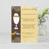 Erste Einladung für Jungen und Mädchen (Stehend Vorderseite)