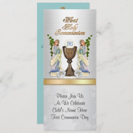 Erste Einladung mit Foto (Vorne/Hinten)