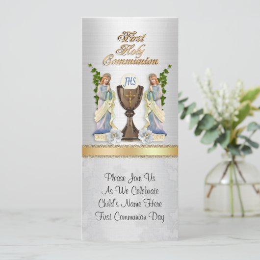 Erste Einladung mit Foto (Stehend Vorderseite)