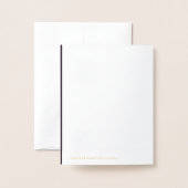 Erste Einladung mit Foto (Rückseite mit Umschlag)