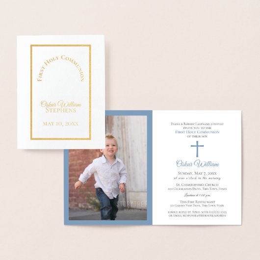 Erste Einladung mit Foto (Anzeige)