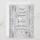 Erste Einladung mit Foto (Rückseite)