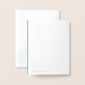 Erste Einladung mit Foto (Rückseite mit Umschlag)