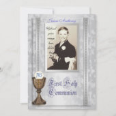 Erste Einladung mit Foto (Vorderseite)