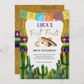 Erste Einladung von Fiesta Charro Boy zum Geburtst (Vorne/Hinten)