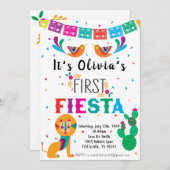 Erste Einladung von Fiesta zum Geburtstag (Vorne/Hinten)