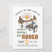 Erste Einladung von Rodeo Boy zum Geburtstag (Vorderseite)