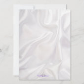 Erste Einladung von Satin Diamond Cross (Rückseite)