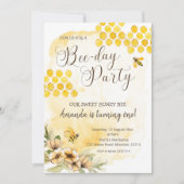 Erste Einladung zur Geburtstagsfeier (Vorderseite)