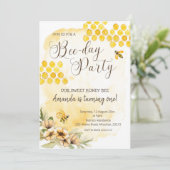 Erste Einladung zur Geburtstagsfeier (Stehend Vorderseite)