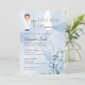 Erste Einladung zur Gemeinde Heiliger Junge (Stehend Vorderseite)