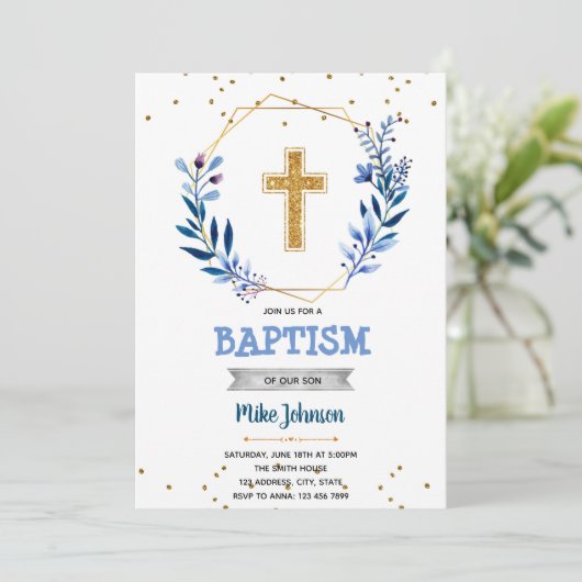 erste Einladung zur heiligen Gemeinschaft (Stehend Vorderseite)