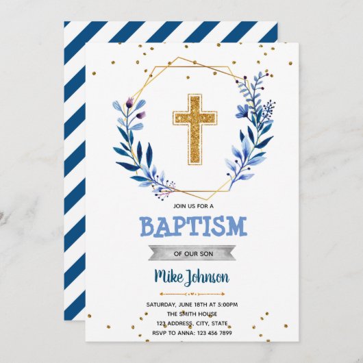 erste Einladung zur heiligen Gemeinschaft (Vorne/Hinten)