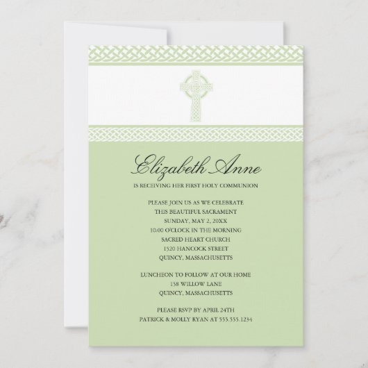 Erste Einladung zur Heiligen Kommune (Vorderseite)