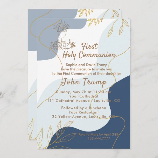 Erste Einladung zur Heiligen Kommune (Vorne/Hinten)