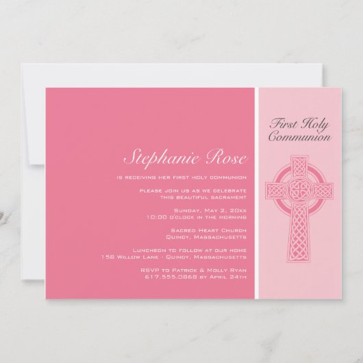Erste Einladung zur Heiligen Kommune (Vorderseite)