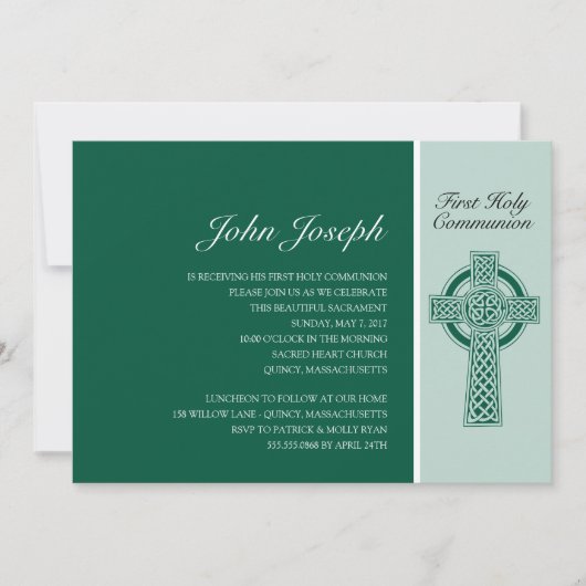 Erste Einladung zur Heiligen Kommune (Vorderseite)