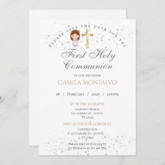 Erste Einladung zur Heiligen Kommune (Vorne/Hinten)