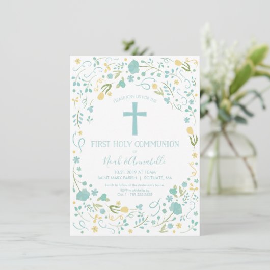 Erste Einladung zur Heiligen Kommune - Junge und/o (Stehend Vorderseite)