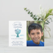 Erste Einladung zur Heiligen Kommunion - Bild, Jun (Stehend Vorderseite)