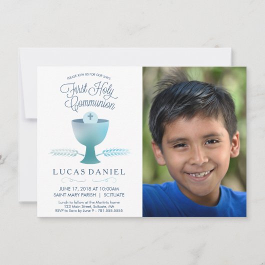 Erste Einladung zur Heiligen Kommunion - Bild, Jun (Vorderseite)