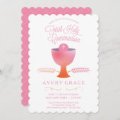 Erste Einladung zur Heiligen Kommunion - Einladung (Vorne/Hinten)