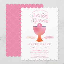 Erste Einladung zur Heiligen Kommunion - Einladung