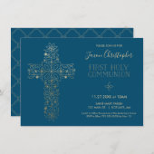 Erste Einladung zur Heiligen Kommunion, Einladung  (Vorne/Hinten)